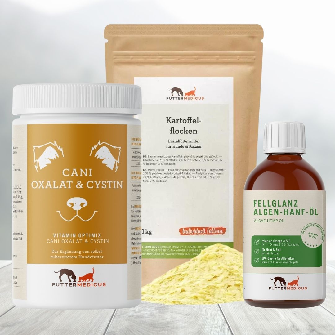 Futterzusatz Calciumoxalatsteine Hund